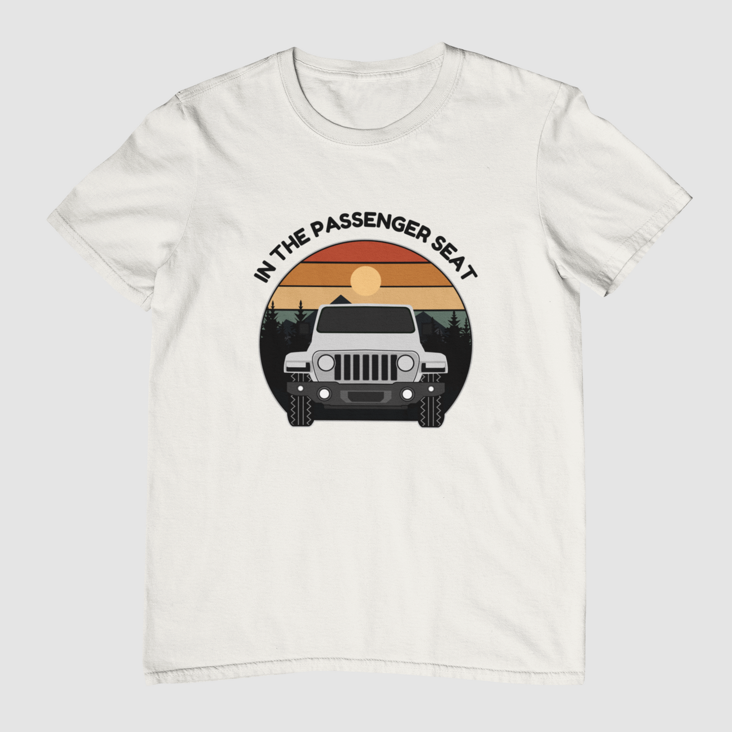 In The Passenger Seat (Jeep) T-Shirt