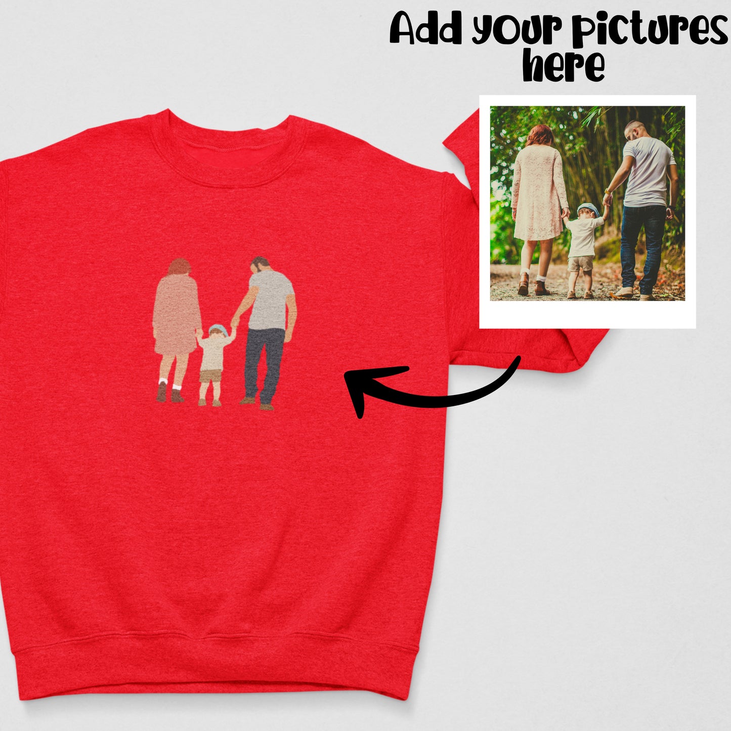 Custom YourStory Crewneck Illustration