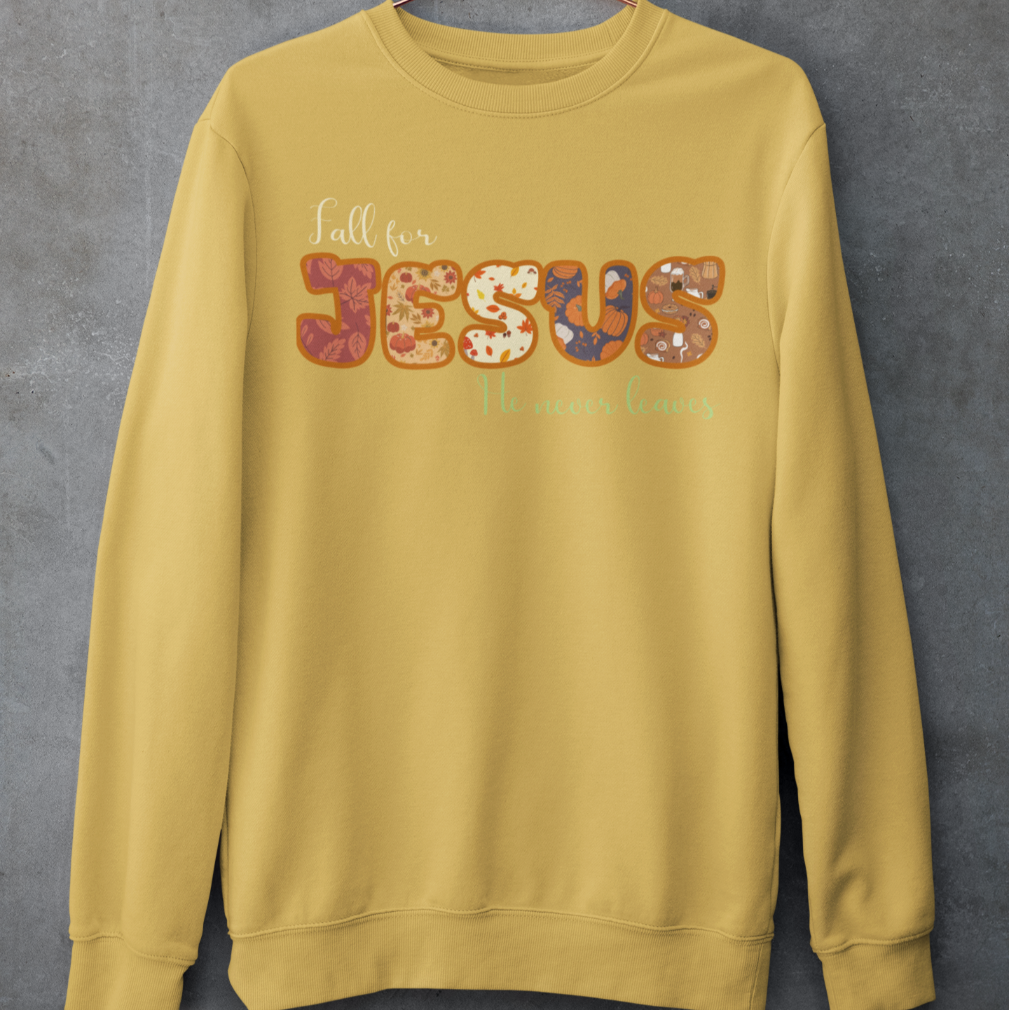 Fall For Jesus Crewneck
