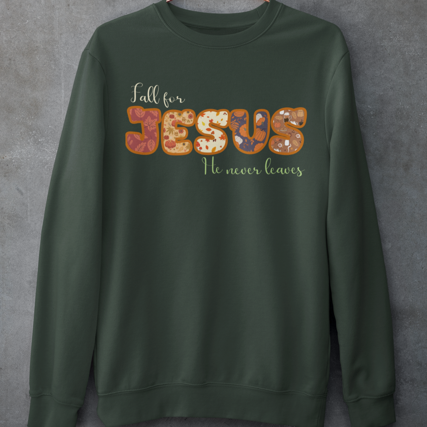 Fall For Jesus Crewneck