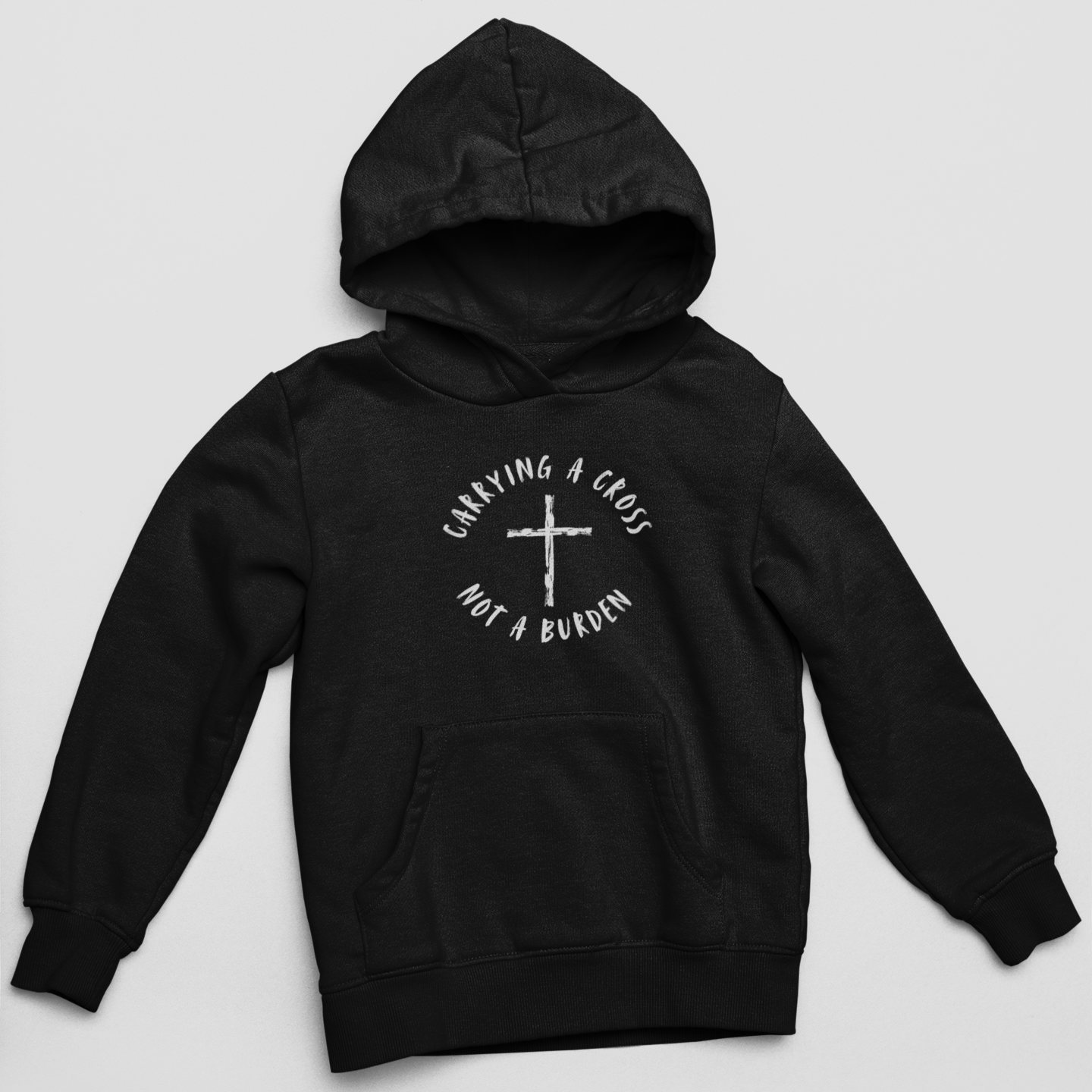 Carrying A Cross Not A Burden Hoodie